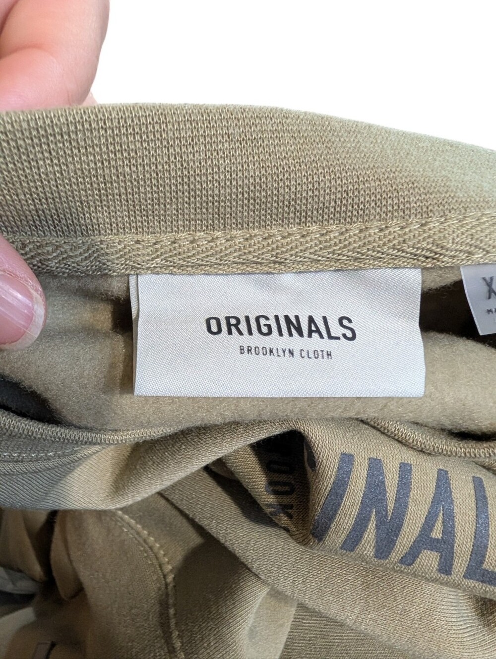 Originals Brooklyn Cloth Sage Fleece Sweatshirt XL Oversized Streetwear Crewneck - Picture 6 of 9